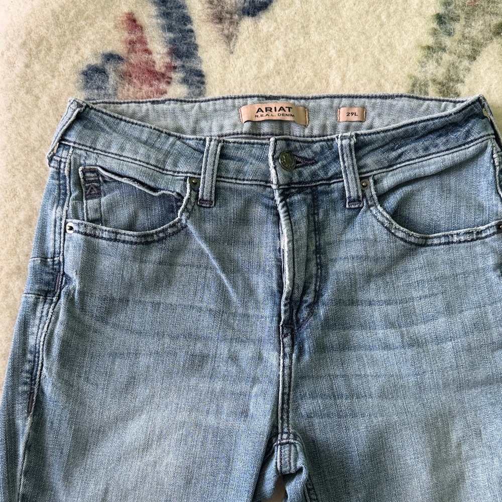 Ariat Women's High Rise Light Blue Jeans
